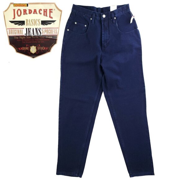 Jordache Basics Vintage Jeans Women Curvy High Waisted "10" 28x30 Deadstock NWT - Picture 1 of 13